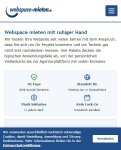 webspace-mieten.de - Mobil-Ansicht